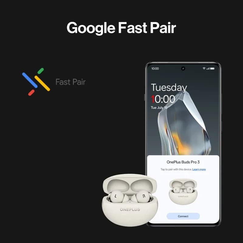 سماعات بلوتوث جديدة ون بلس بدز برو 3 إصدار عالمي TWS مع إلغاء ضوضاء 50dB وصوت مكاني لهواتف ون بلس 13 و13R و12 و12R ونورد 4 - 2