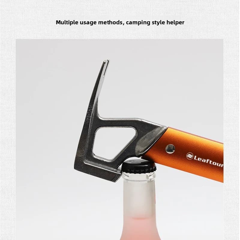 مطرقة تخييم متعددة الاستخدامات من سبائك الألومنيوم الخفيفة لمعدات البقاء في الهواء الطلق - 5