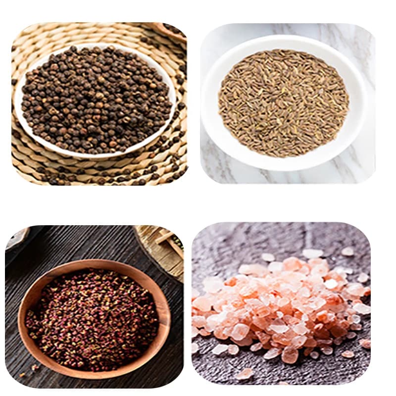 مطحنة يدوية للملح والفلفل والتوابل والقهوة قابلة للتعديل يدويًا من الخشب، أدوات طحن يدوية للمطبخ - 5