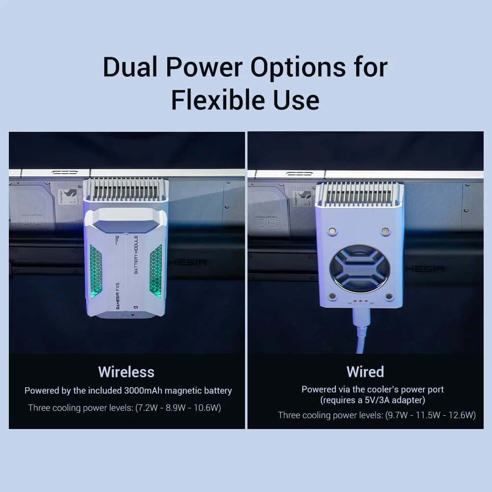 GameSir FX5 Cooler Wireless Cooler Controller FX5 Lite Wired Cooler Three Adjustable Cooling Modes for X5 Series Controllers - 5