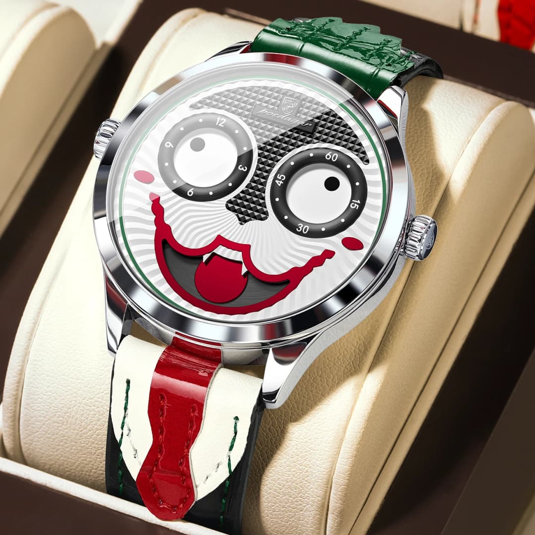 ساعة POEDAGAR الأصلية الفاخرة للرجال عالية الجودة مقاومة للماء ساعة يد كوارتز من الجلد ساعات رياضية للرجال - 2