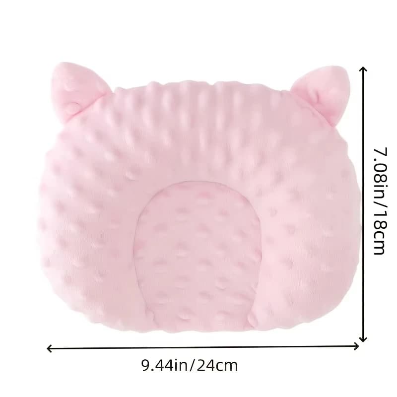 Cozy U-Shaped Cartoon Design Sleep Pad for Small Dogs-Deep Sleep Accessory,Polyester Fleece,Elliptical Shape,Ideal for Toy Breed - 2