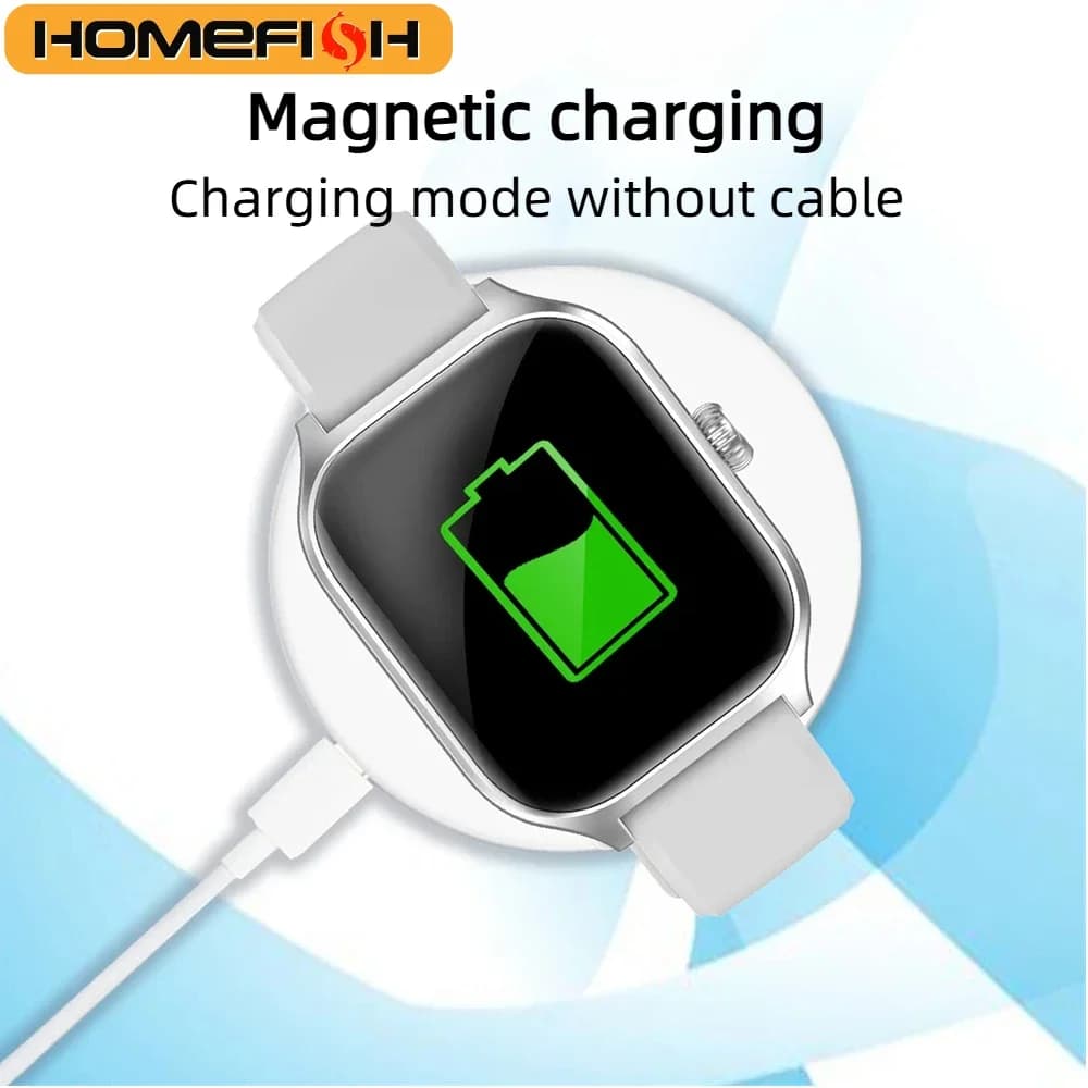 ساعة ذكية للرجال بشاشة AMOLED 2.01 بوصة، مقاومة للماء، أوضاع رياضية متعددة، تعقب اللياقة، مكالمات بلوتوث عالية الدقة، للرجال والنساء - 3