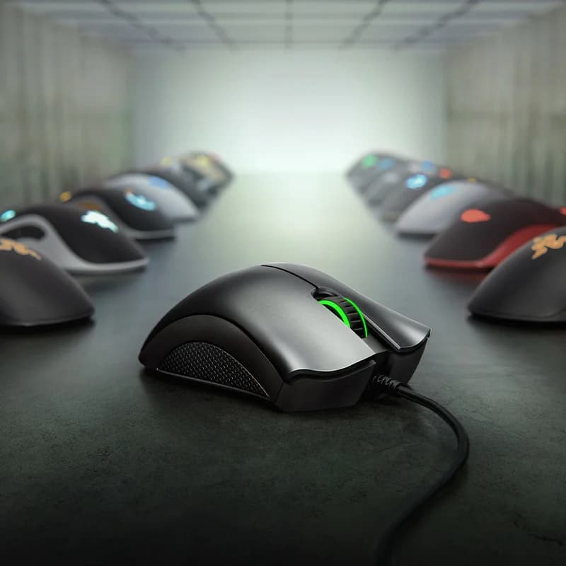 Razer DeathAdder Essential Black & White USB Wired Ergonomic Gaming Mouse for PC Esports - 2