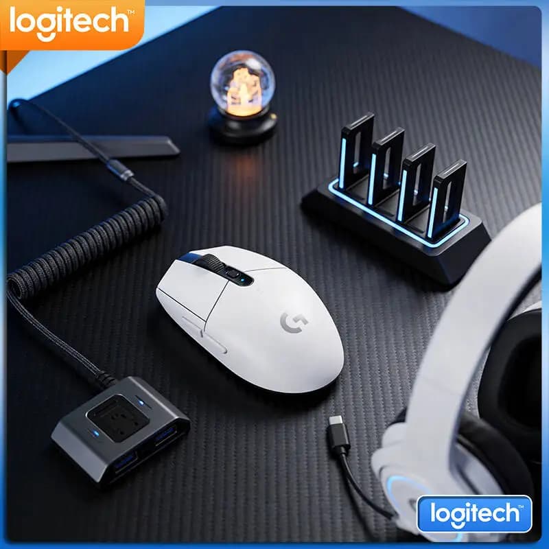 Logitech G305 Gaming Mouse with LIGHTSPEED, 1ms Response, 12000 DPI HERO, 6 Custom Buttons, 250h Battery, 99g, PC Mac