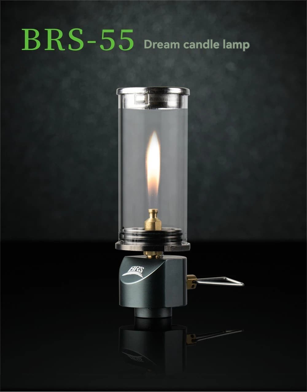 BRS-55 Dreamlike Candlelight Lamp Windproof Candle Light Gas Burner Stove Outdoor Camping Lights Tent Lighting Equipment - 4