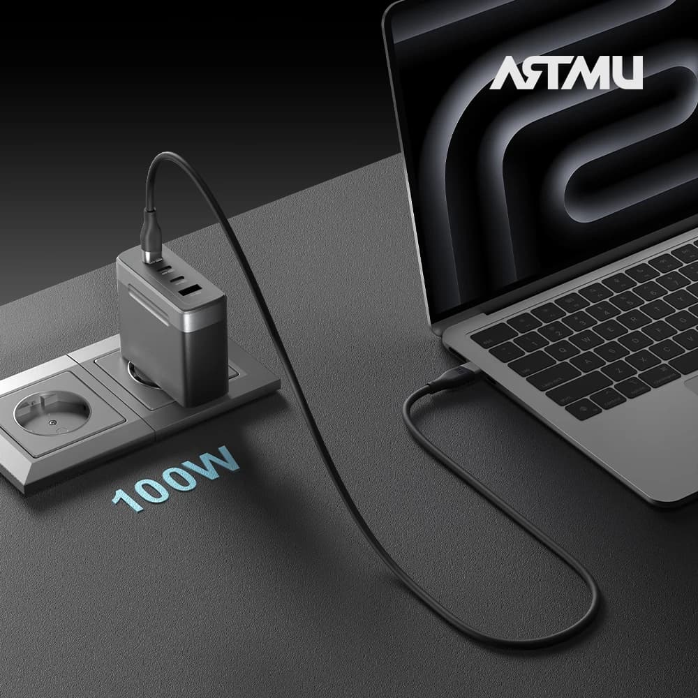 ARTMU GX110 PD 100W PPS GaN Grounded Multi-Port Ultra-Fast Charger - 5