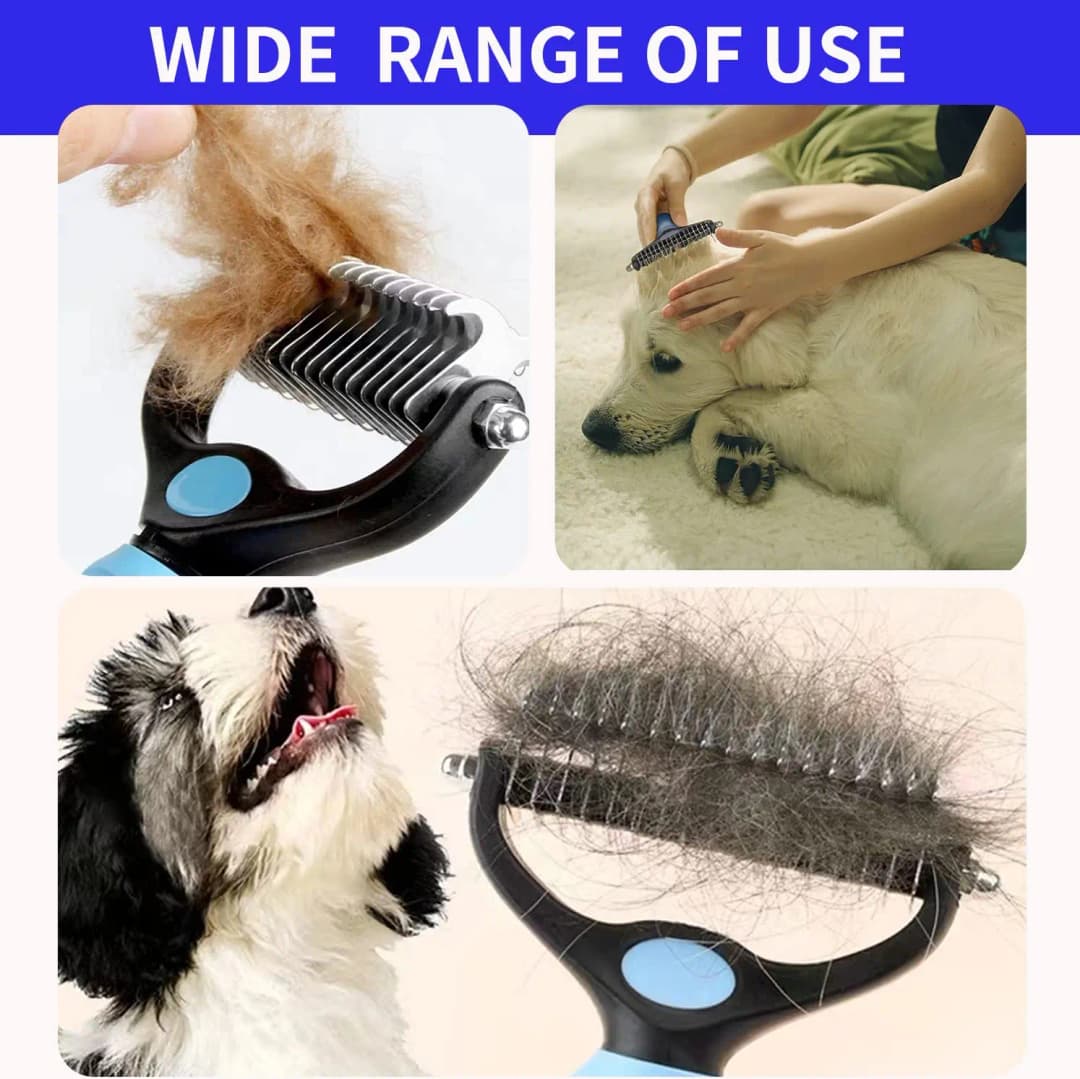 Professional Pet Deshedding Brush Dog Hair Remover Pet Fur Knot Cutter Puppy Cat Comb Brushes Dogs Grooming Shedding Supplies - 6