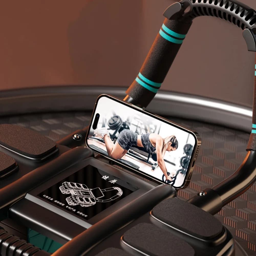 Abdominal Wheel Exerciser Six Elbow Design Slider Abdominal Workout Wheel Automatic Rebound Antislip Home Gym Fitness Equipment - 5