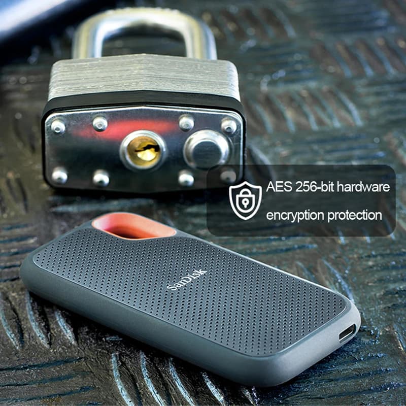 SanDisk E61 Extreme SSD محمول 1 تيرابايت/2 تيرابايت/4 تيرابايت USB 3.2 الجيل 2 قرص صلب خارجي SSD لابتوب/كمبيوتر مكتبي - 5