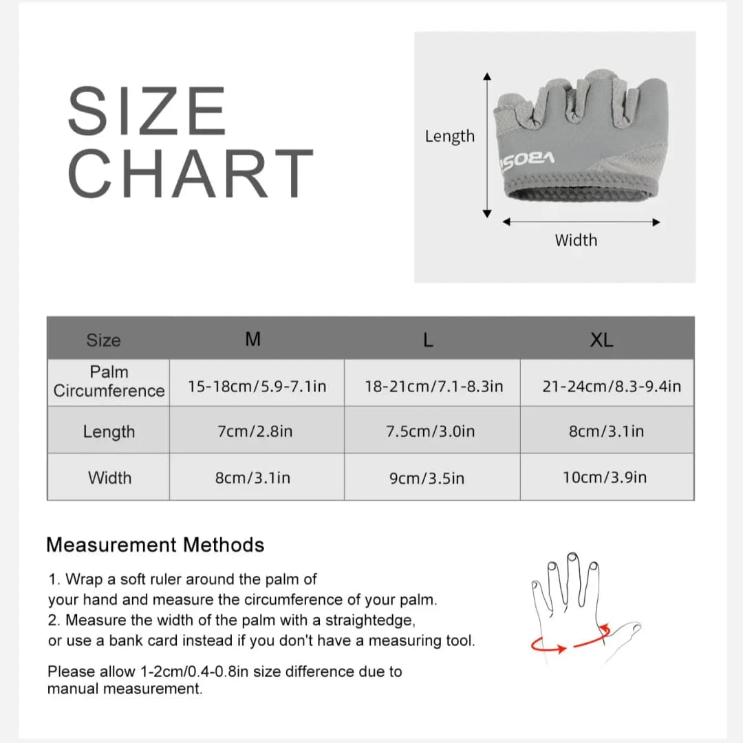 زوج من قفازات التمرين الخفيفة بأربعة أصابع، قبضة مقاومة للانزلاق، مناسبة للياقة ورفع الأثقال، للرجال والنساء - 5
