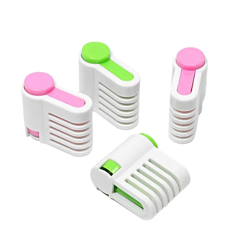 2 Pieces / Set 5 Layers Cut Bread Knife Splitter Toast Slicer Bread Cutter Food-Grade Plastic Cake Bread Cutter - 5