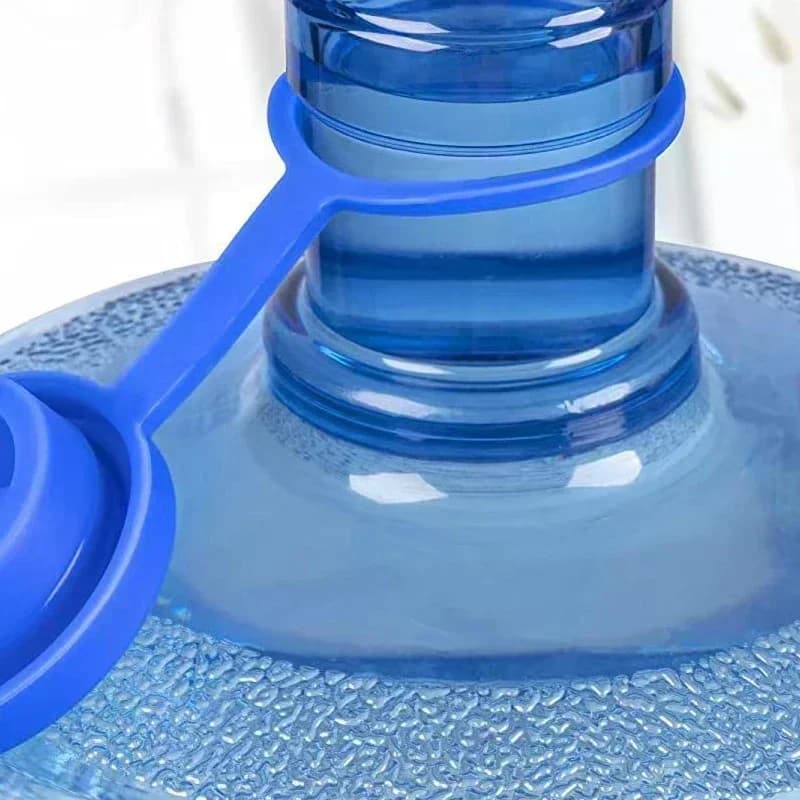 غطاء زجاجة ماء سيليكون قابل لإعادة الاستخدام، أغطية زجاجات سميكة مقاومة للانسكاب مع سدادة داخلية - 4