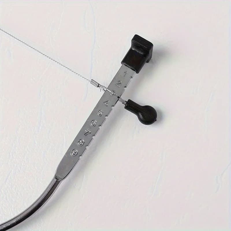 1pc Kitchen DIY Cake Layering Tool With Scale, Cheese Cutting Board Wire Slicer, Adjustable Cake Slicer With Handle - 3