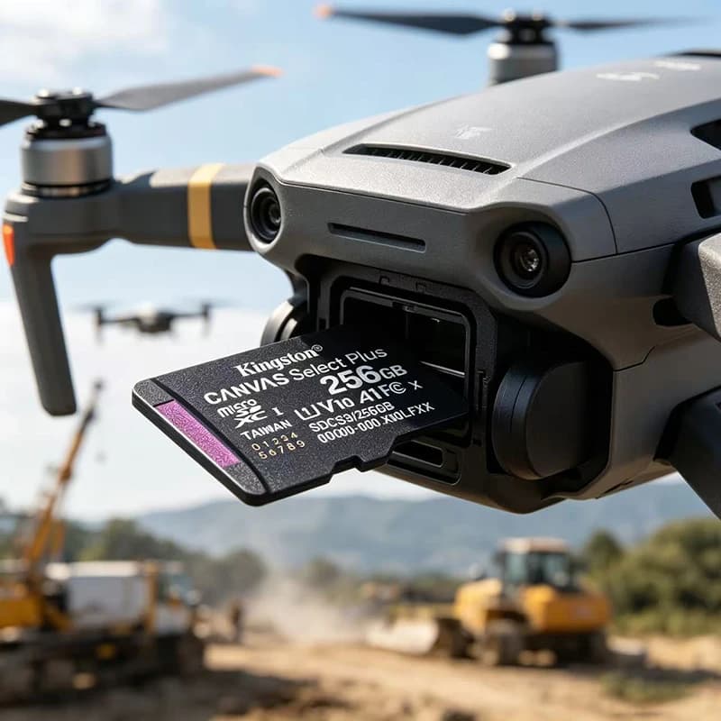 Kingston Micro SD Card U3 V30 A2 128Gb 256Gb 512Gb Canvas Select Plus SD Card 64Gb Adapter Flash 150Mb TF Card UAV Camera Phone - 5