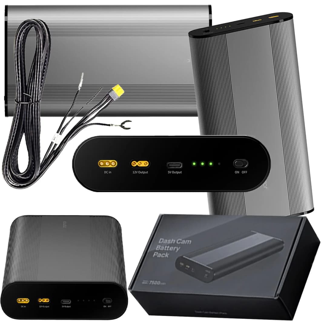 for 70mai Dash Cam Battery 96Wh LiFePO4 Backup Power, Up to 30-Hour Parking Mode, Low Voltage Protection, 11.2-30V - 3