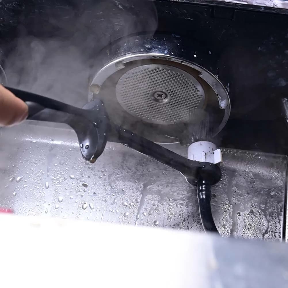 فرشاة تنظيف بخار آلة القهوة 5-1 قطعة فرشاة تنظيف آلة الإسبريسو رأس شطف القهوة أداة بارستا - 5