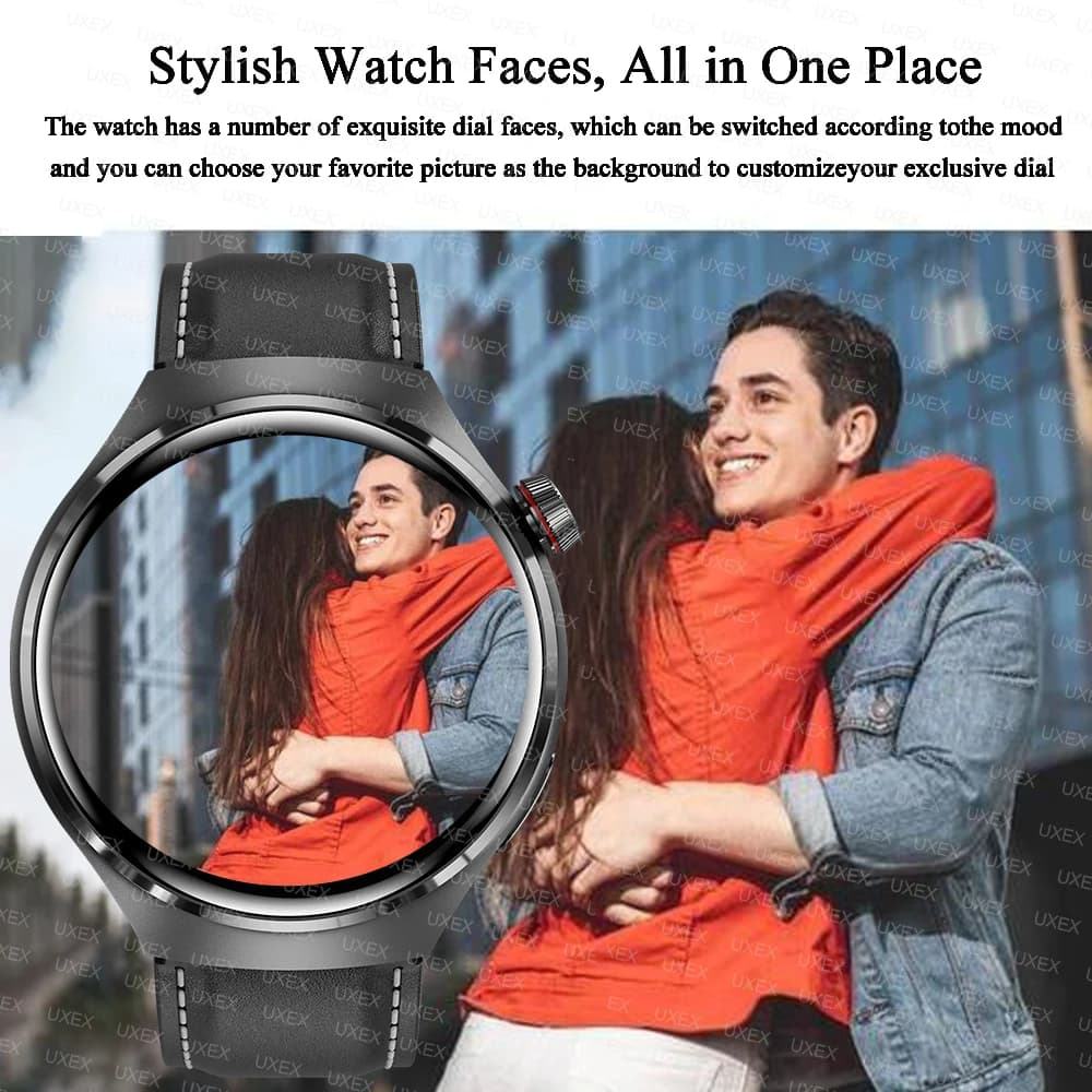 ساعة ذكية 2025 بشاشة 1.52 بوصة عالية الدقة، مكالمات بلوتوث، تتبع الصحة، هدية للرجال، ساعة أعمال ذكية - 6