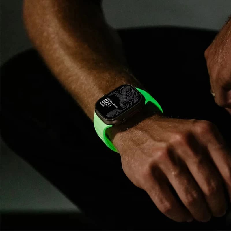 حزام لسوار ساعة أبل 44مم 49مم 45مم 41مم 40مم 38مم 42مم سيليكون مضيء سوار iWatch ألترا 9 8 7 6 5 3 SE - 3