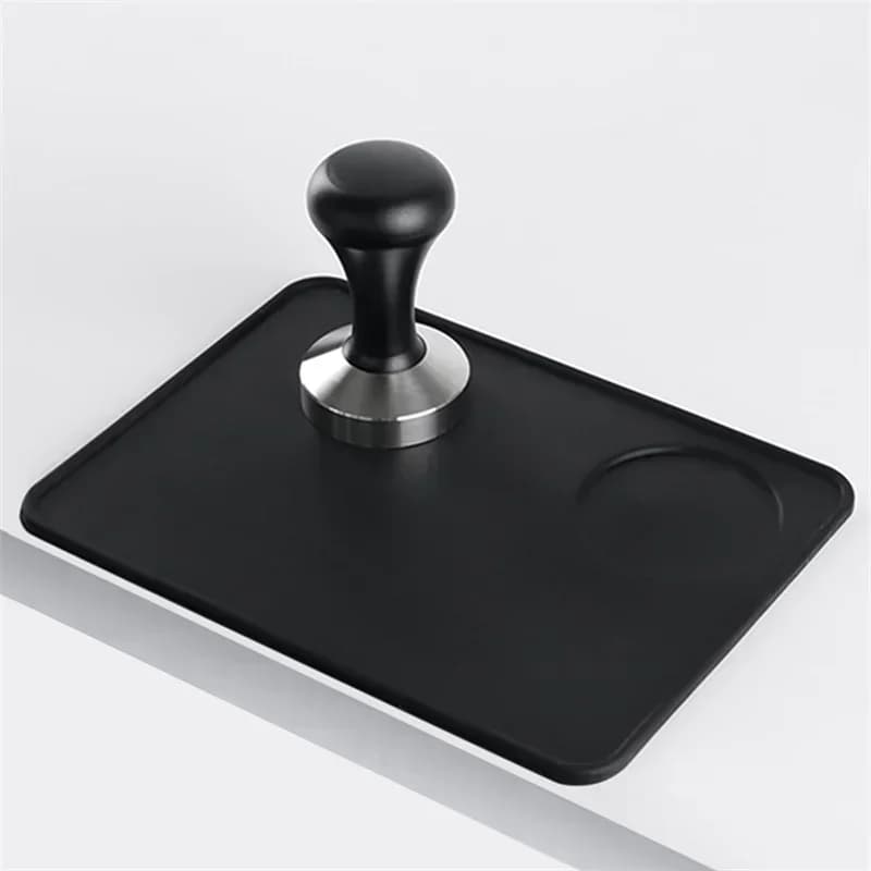 Silicone Coffee Tamper Mat Tamping Anti-skid Corner Edge Pad Office Bar Household Espresso Tamping Mat Coffeeware Accessories - 5