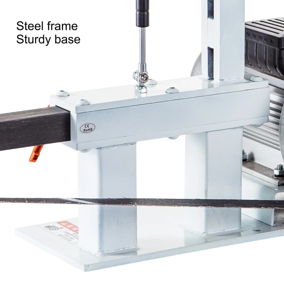 VEVOR 1.5KW ماكينة جلخ بحزام متغير السرعة 2 × 82 بوصة مع 3 عجلات جلخ ماكينة صنفرة كهربائية لصنع السكاكين - 3