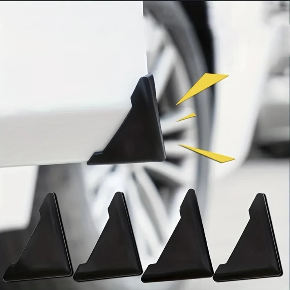 4 قطعة باب السيارة سيليكون يغطي المضادة للتصادم حماة السيارات باب السيارة الوفير المضادة للخدش اكسسوارات السيارات الخارجية أجزاء