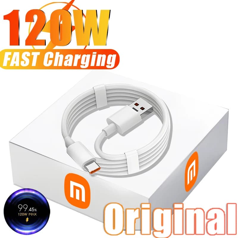 الأصلي لشاومي 120 واط 6A USB Type C كابل شحن فائق السرعة Mi 15 14 13 ألترا برو ريدمي نوت 14 K80 بوكو X6 كابل شحن