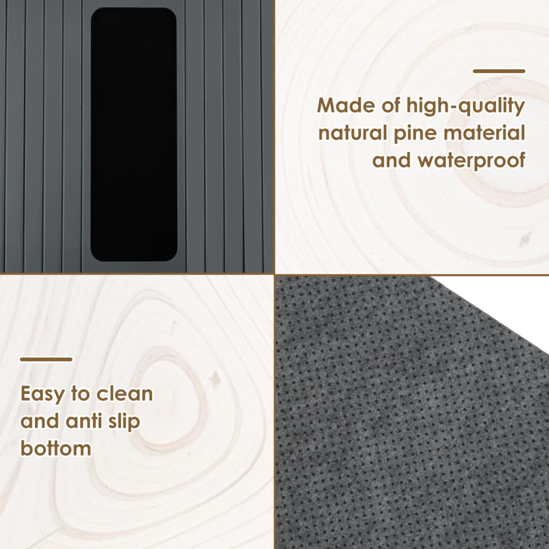 صينية ذراع أريكة خشبية بتصميم قابل للطي، صينية أريكة متينة وقوية، صينية أريكة ملائمة للتخزين، صينية أريكة منزلية - 4