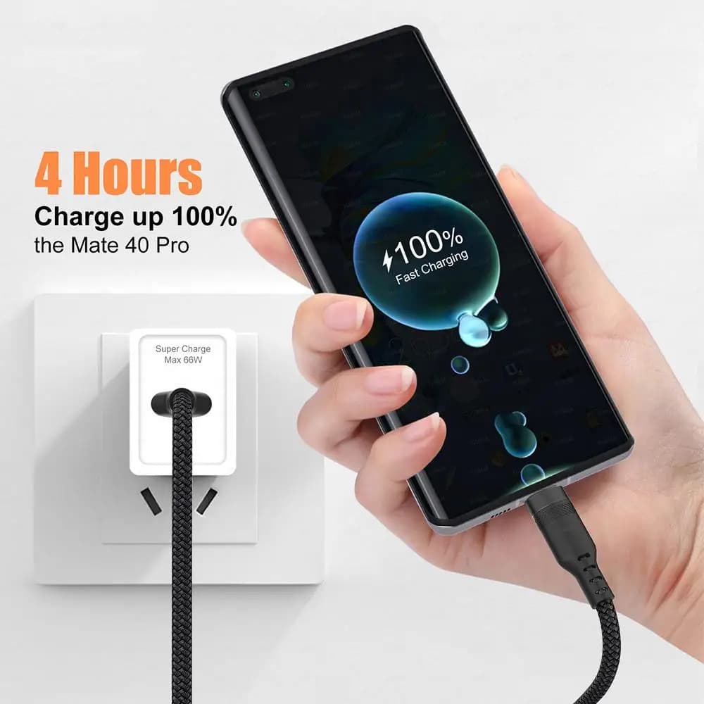 كابل شحن سريع USB TYPE C Android Micro USB Line USB إلى LIGHTNING كابل شحن ممتد لهاتف iPhone 14 Xiaomi OnePlus Samsung - 5