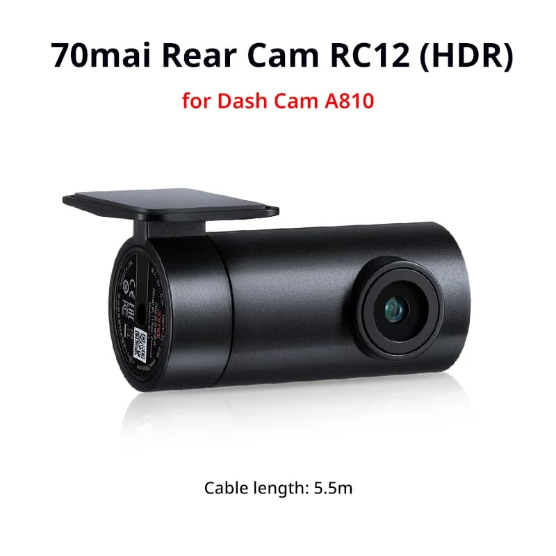 70mai Rear Cam RC06 RC11 RC14 RC12 RC21 RC22 RC21 RC24 RC41 for Dash Cam A800S A500S A810S T800E A800SE T800 X800 A410 M800 DVR - 2