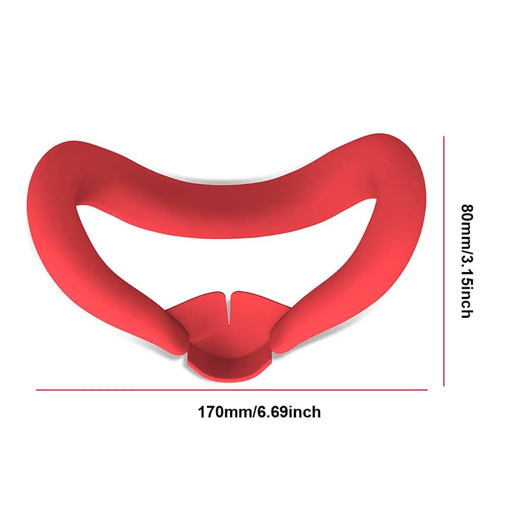 سيليكون VR قناع الوجه ل ميتا كويست 3 ، واجهة الوجه واقية من الضوء ، قابل للغسل غطاء الوسادة ، Sweatproof ، قابل للغسل ، الملحقات - 6