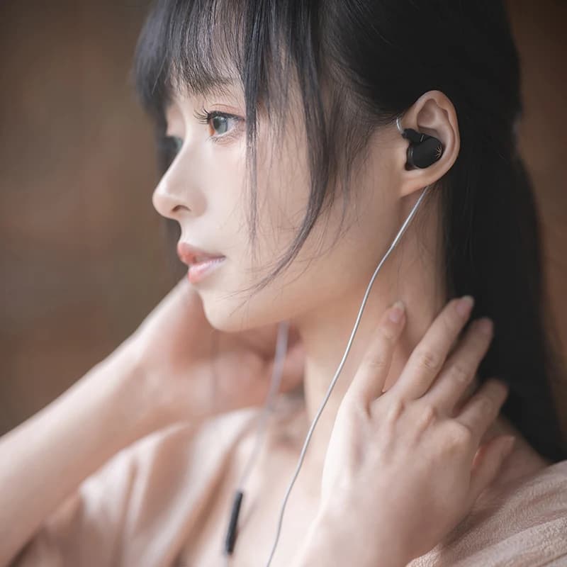 سماعات أذن MOONDROP CHU II DSP TYPE-C ذات أداء عالي مع مشغل ديناميكي وسماعات داخل الأذن USB-C - 4