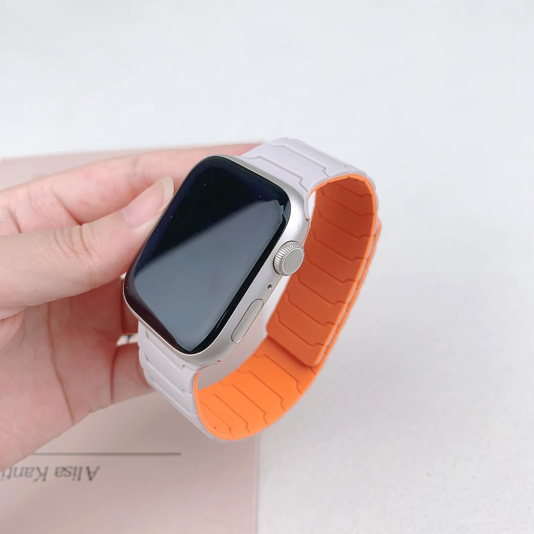 magnetic Strap For Apple Watch Band ultra 2 3 49mm 44mm 40mm 41mm 46mm 42mm 45mm 38 Silicone Bracelet IWatch Series 11 9 8 SE 10 - 2