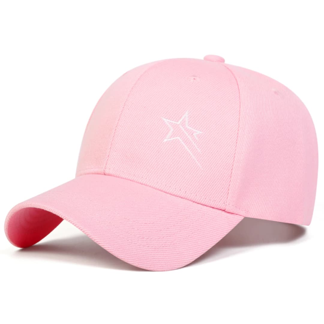Unisex Five-pointed Star Embroidery Baseball Caps Spring and Autumn Outdoor Adjustable Casual Hats Hip Hop Hat Sunscreen Hat - 4