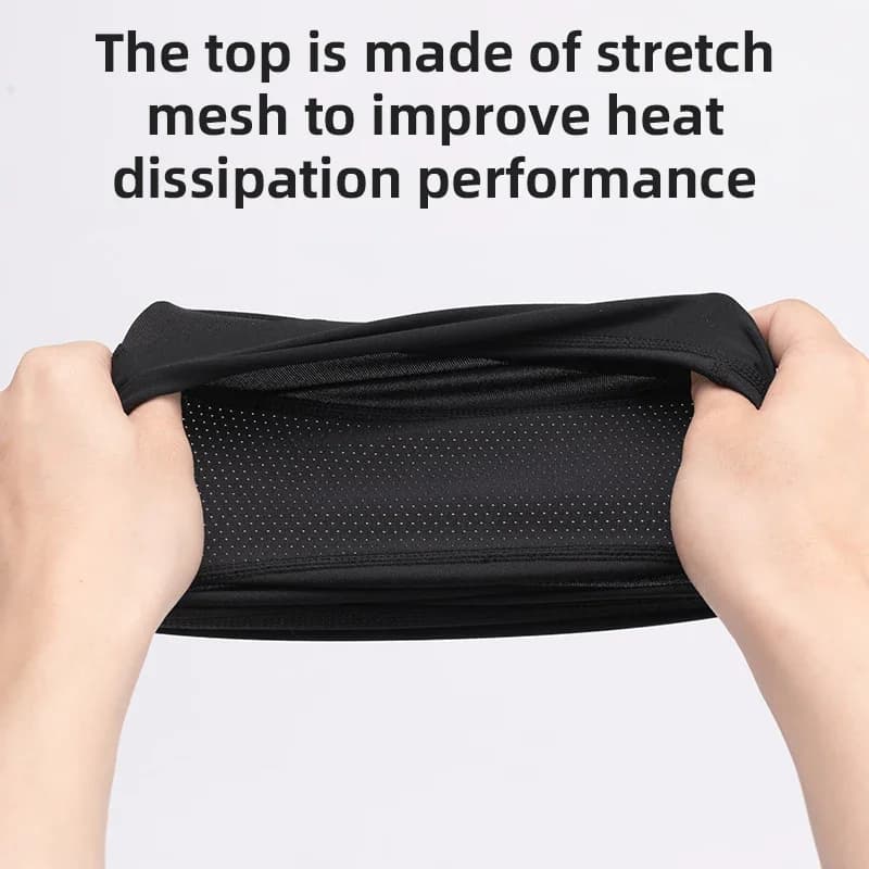 قبعة دراجات من ROCKBROS، قابلة للتنفس، سريعة الجفاف، قبعة خوذة، قبعة داخلية، حماية من الشمس UPF50، قبعة رياضية للجري، قبعة دراجات نارية صيفية - 5