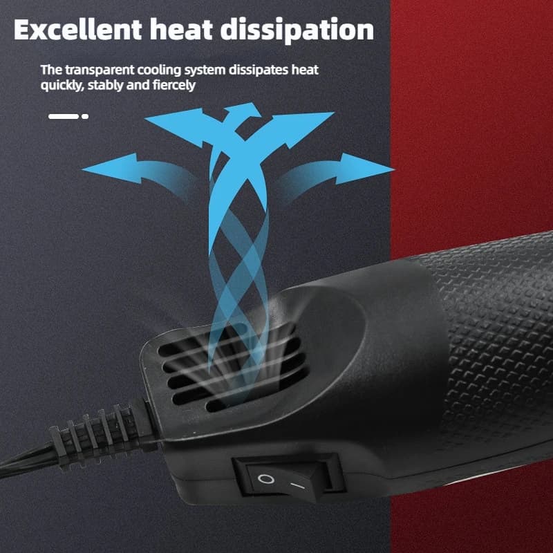 DIY Mini Hot Air Gun Hot Air Welding Station Car Cling Film Welding Temperature Air Gun Electric Blower Shrink Tube 220V - 5