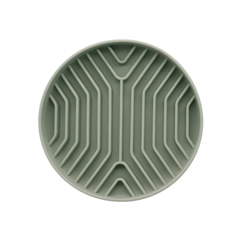 Silicone Pet Slow Feeder Bowl Anti-Choking Anti-Vomit Non-Slip Mat For Dogs Cats Fast Eaters Mealtime Training - 5