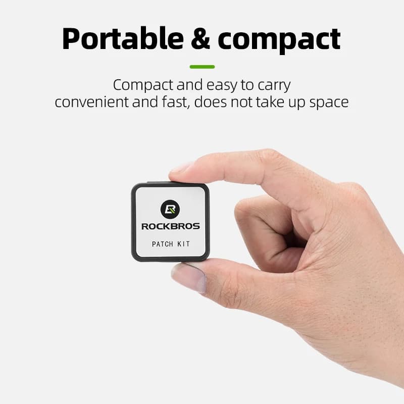 ROCKBROS أداة إصلاح بدون لصق عدة إصلاح إطارات الدراجات رقعة إطارات إصلاح الأنبوب الداخلي لإطارات الطرق الجبلية - 4
