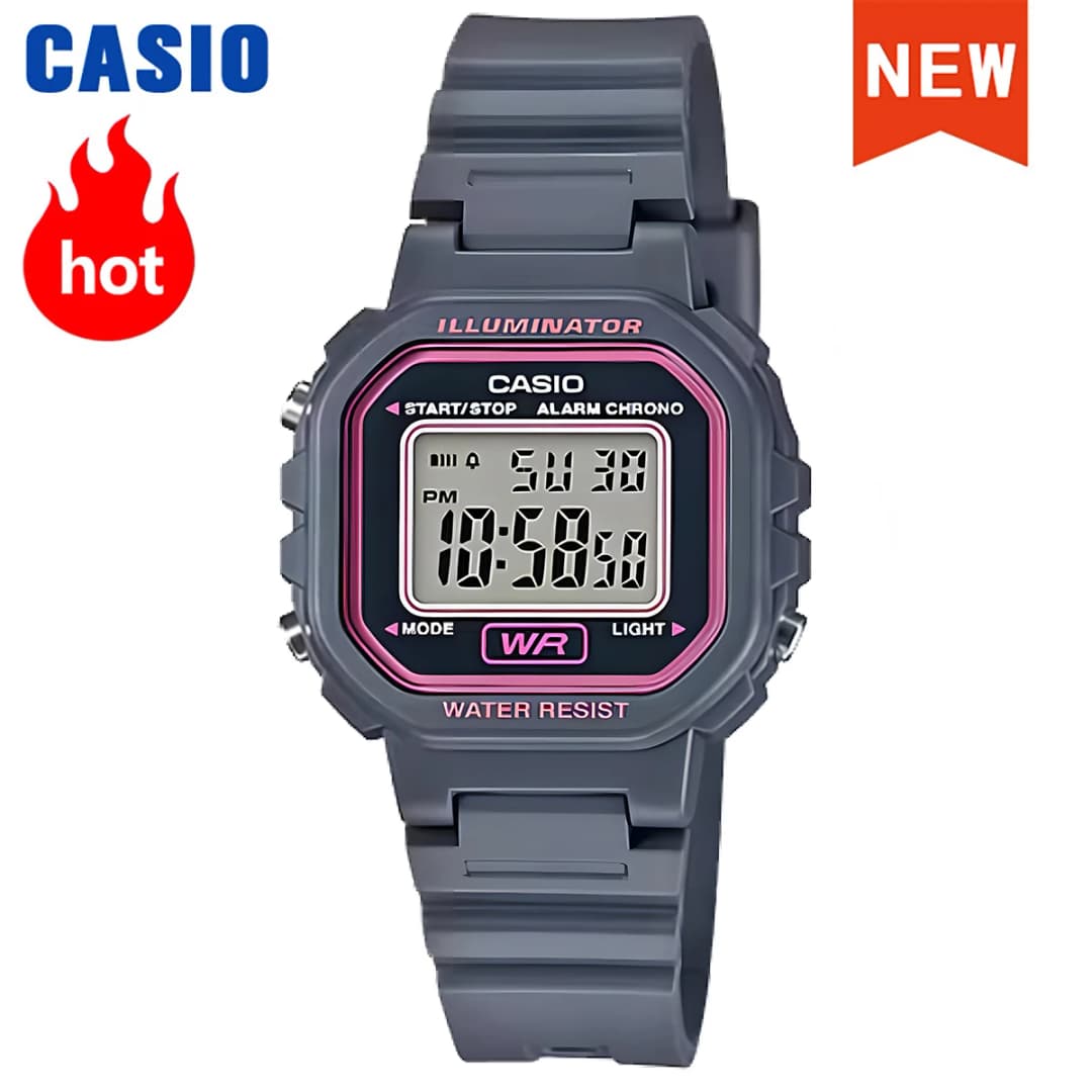 Casio watch for women LED versatile trendy Multifunctional  Electronic Watch relogio LA-20WH-8A - 2