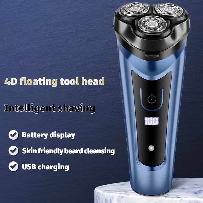Shaver for Men USB Electric Shaver Powerful Beard Shaving Machine Electric Razor Rechargeable Waterproof - 4