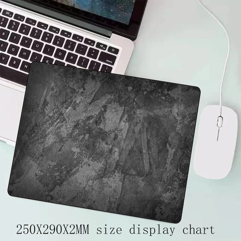 Gray mouse pad Large/Small overlocked mousepad xxl desktop keyboard table pad gray series game desk mat computer accessories - 3