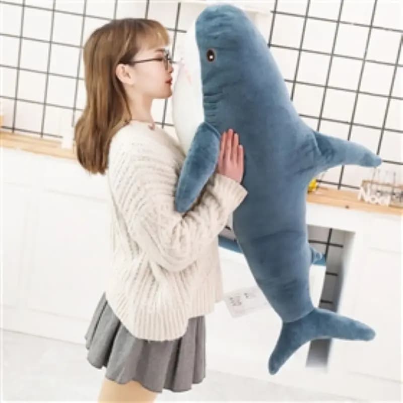 Shark Soft Stuffed Toys Sea Animal Accompany Pillow Plushies Animal Doll For Children Boys Gifts Birthday Party Decor - 6