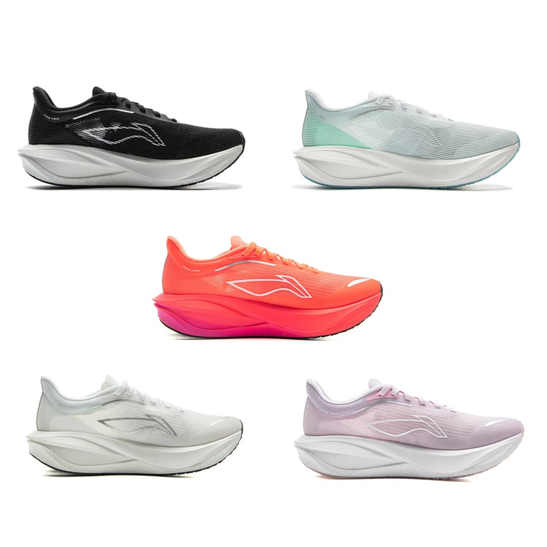 Li-Ning Women's FEIDIAN 5 CHALLENGER Racing Running Shoes CARBON-FIBER PLATE BOOM Cushion LiNing Professional Sneakers ARMV002 - 2