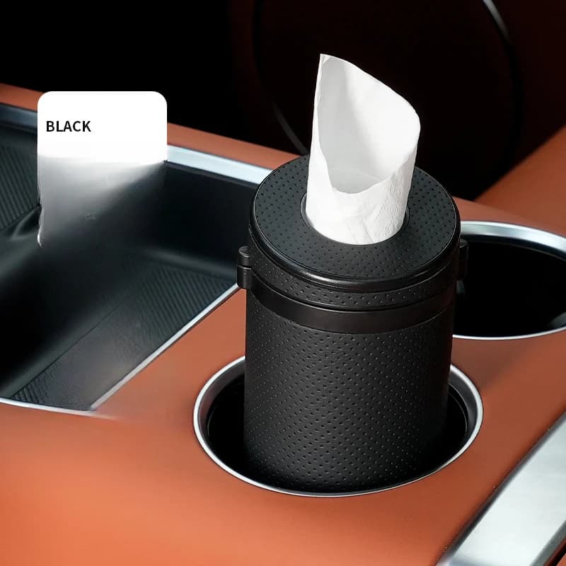 Car Tissue Box Car Tissue Box High-quality Multi-functional Interior Supplies Car Tissue Tube Storage Bag - 5