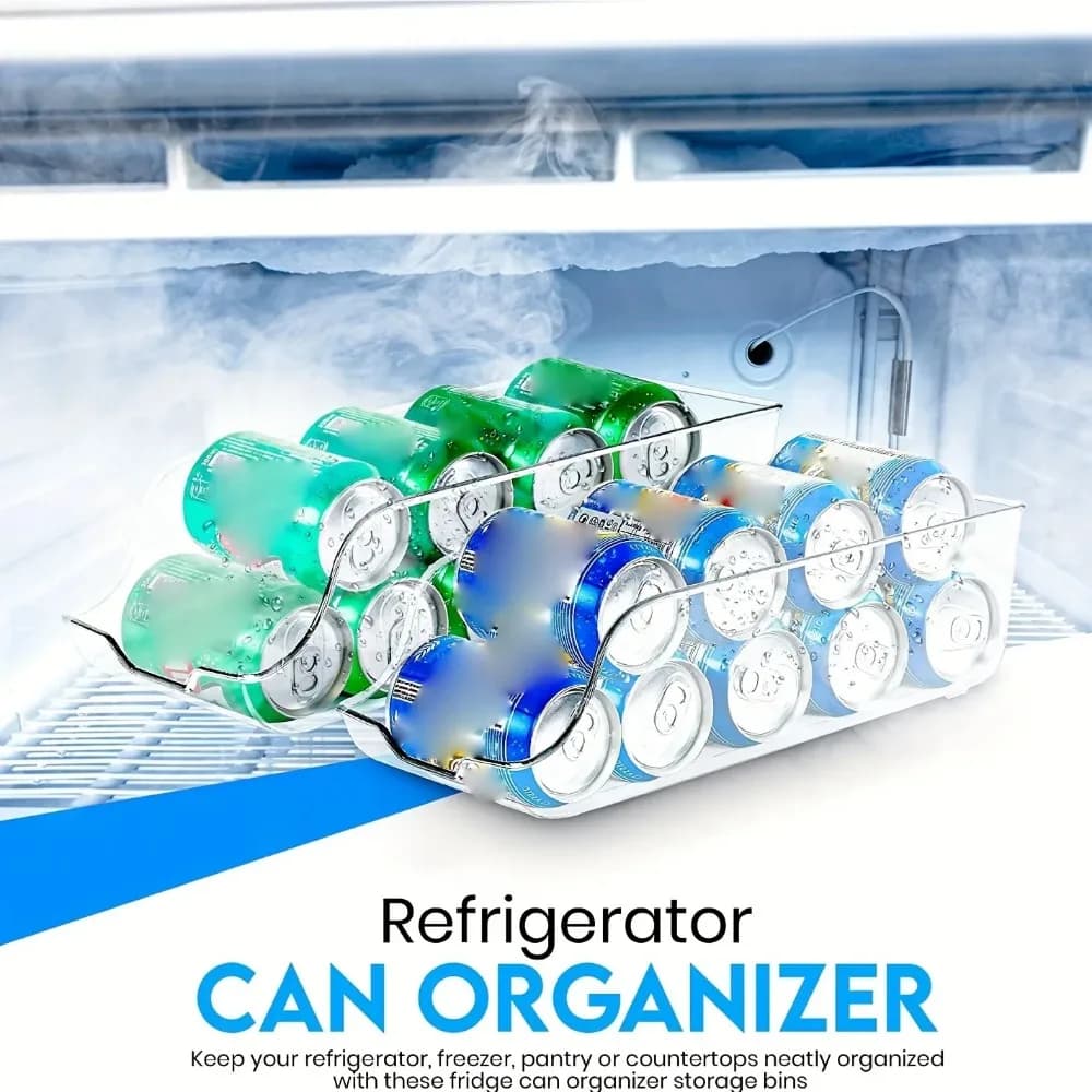1/2pcs Kitchen Storage Cans, Soda Cans, Storage Cans, Refrigerator Freezer Organizers, Can Dispensers, Kitchen Accessories - 4