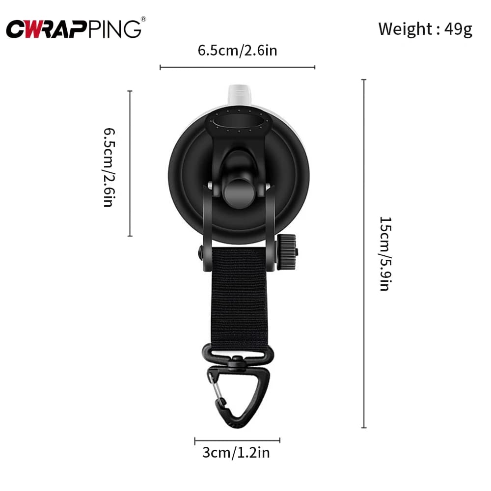 RV Suction Cup Anchor Securing Hook Tie Down Camping Tarp RV Side Awning Universal Outdoor Motorhomes Vans Accessories 2/4Pcs - 3