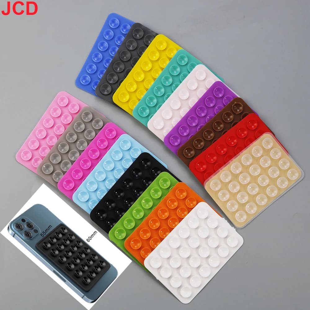 JCD 24 Square Thickened Silicone Suction Cup Suction Cups Mobile Phone Tablet Luggage Suction Cup Universal Charger Leather Case - 2