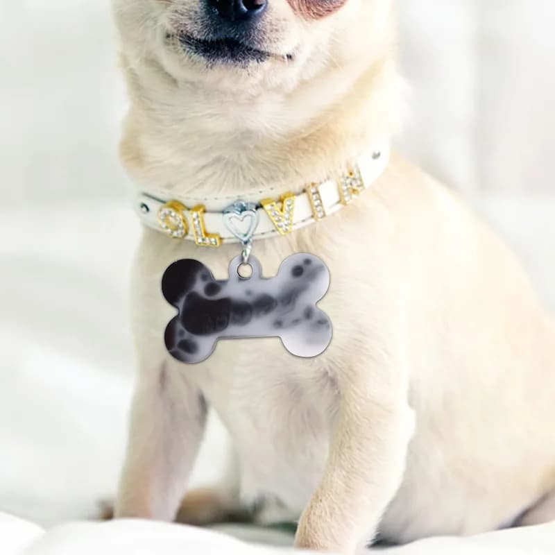 الكلب علامة العظام على شكل سلسلة المفاتيح قلادة قالب لتقوم بها بنفسك الكلب علامة الراتنج قالب الكريستال الايبوكسي قالب من السيليكون صنع المجوهرات قالب الصب - 3