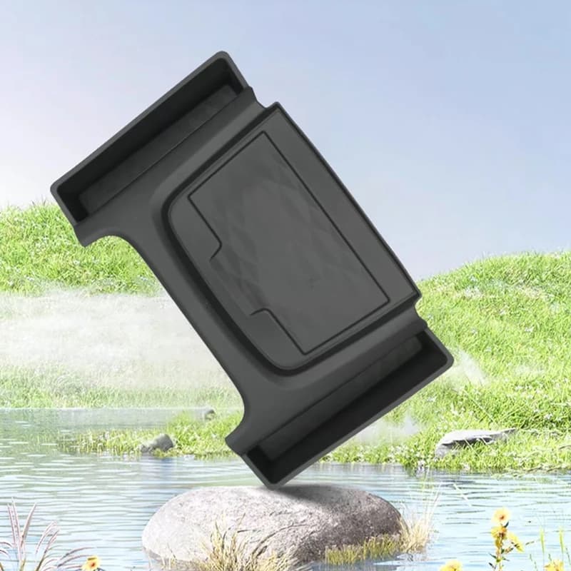 لسيارة Great Wall TANK 300 هايبرد وحدة تحكم مركزية شحن لاسلكي وسادة سيليكون صندوق تخزين إكسسوارات داخلية معدلة - 6