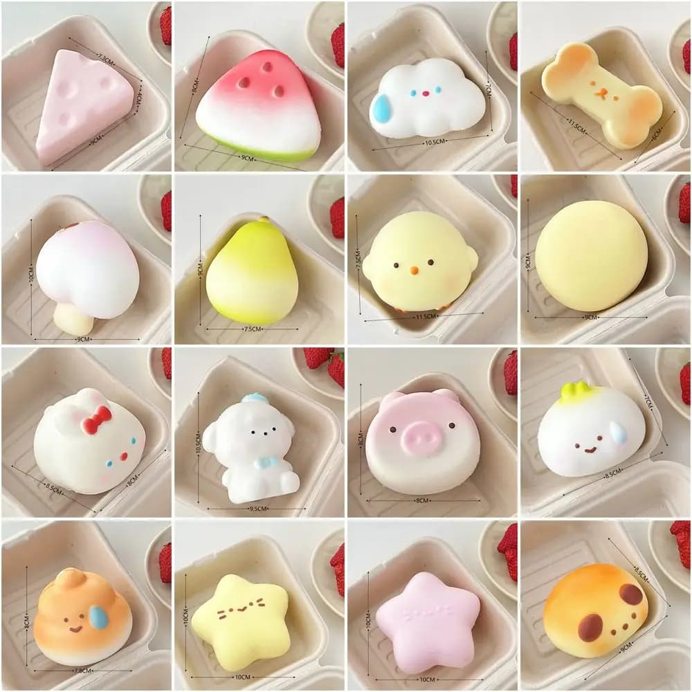 Anti-stress Squishy Watermelon Toys Slow Rising Fidget Toy Fruit Pinch Squeeze Toy Funny Stress Reliever Reduce Pressure Prop - 6